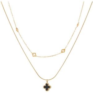 18K GOLD PLATED STAINLESS STEEL NECKLACE, INTENSITY